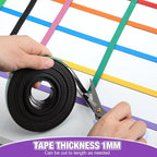 Saypacck 10 Rolls Whiteboard Magnetic Strips Roll Thin Strips 0.39 in x 16.4 ft - Image 6