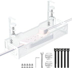 Under Desk Cable Management Tray, No Drill Mesh Desk Cable Tray, Wire by Unknown