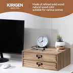 Kirigen Drak Wooden Office Storage Drawers Shallow Type - Image 7