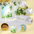 DIWNELEM Wedding Card Box with Lock&Light Large Letter Envelope Box Wedding - Image 3