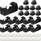 Yahenda 10 Pack Desktop Tape Dispenser Non Skid Base by Yahenda