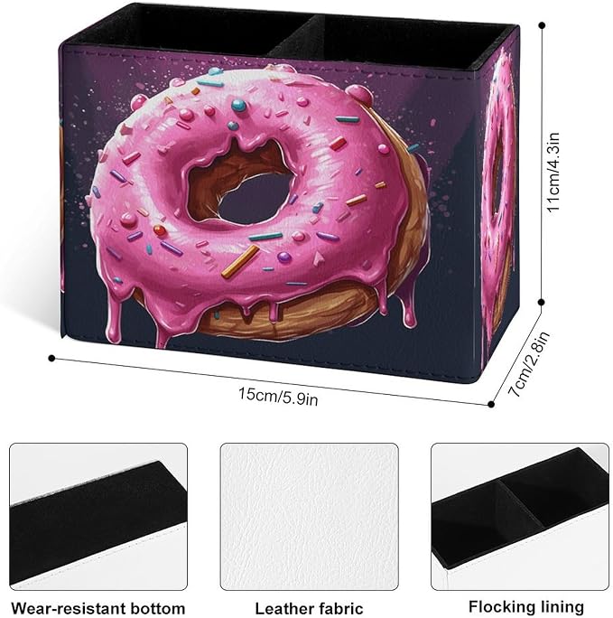 Famame Round Pink Dount Pencil Holder - Image 3