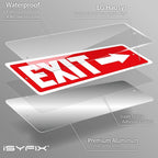 iSYFIX Exit Signs 6 Pack 12x4 Inch - Image 9