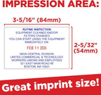 Mark 2000 54110 Professional Self Inking Date Stamp - Image 3