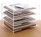 SANRUI Acrylic Paper Organizer Letter Tray - Image 9