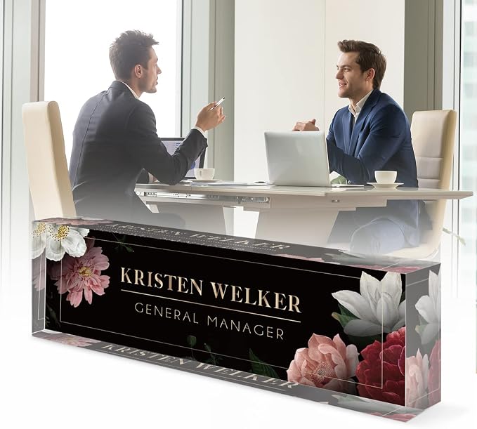 Desk Name Plate Personalized, Custom Name Plates - Image 6