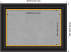 Amanti Art Black Framed Magnetic Board 22x30 Medium Vision Board - Image 2