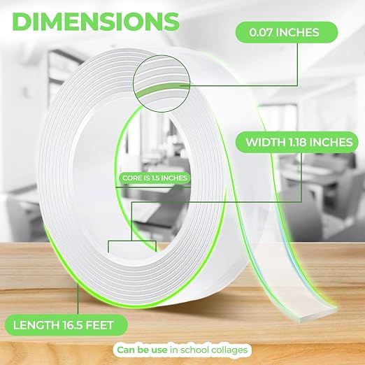 Nano Double-Sided Clear Adhesive Tape mounting Tape - Image 7