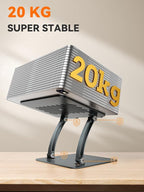 tounee Tablet Holder Stand, Dual Rod Adjustable Aluminum Desktop Stand - Image 5