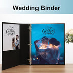 LETVPVOW Vintage Hardback 3 Ring Binder 1.5 Inch, Professional Leather Binder 3 - Image 7