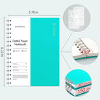 EMSHOI A5 Spiral Notebook Bullet Dotted journal, Small 5.7" X 8.22", 300 - Image 3