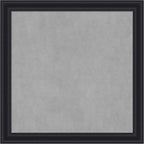 Amanti Art Black Framed Magnetic Board 28x28 Medium Vision Board by AmantiArt