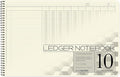 BookFactory Accounting Ledger Notebook/Large 10 Column Accounting Ledger by BookFactory