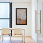 36"x24" Lockable Enclosed Bulletin Board, Outdoor Cork Weather-Resistant - Image 7