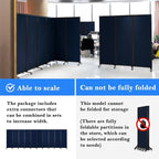 Upgrade Version Room Partition and Divider, Freestanding Rolling Dividers - Image 4
