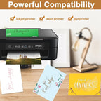 Silunkia 28 Sheets Blue Shimmer Cardstock 8.5 x 11 Premium Paper, 250gsm/92lb - Image 5