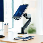 VIVO Height Adjustable Counterbalance Mechanical Arm Tablet Desk Mount - Image 2