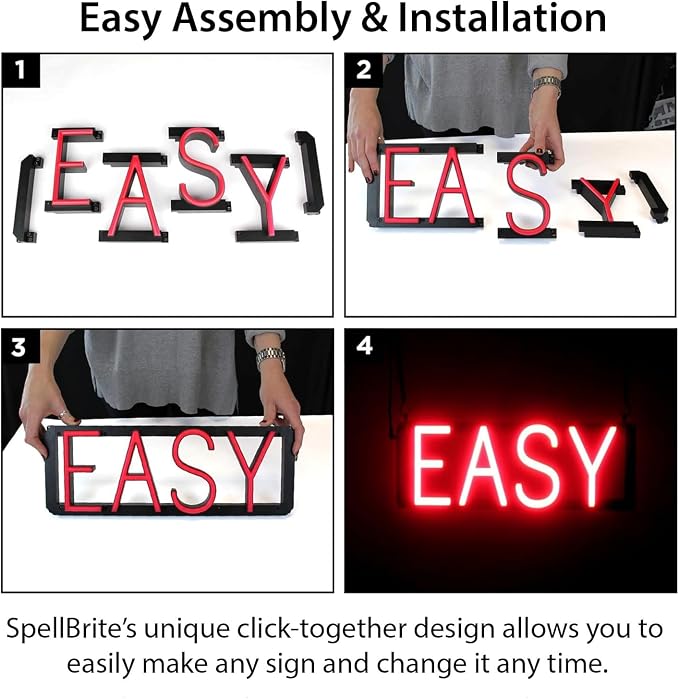 SpellBrite OFFICE Sign | Directional Sign - Image 5