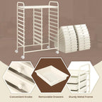 Happygrill 20-Drawer Organizer Cart Tools, Mobile Utility Storage Cart - Image 6