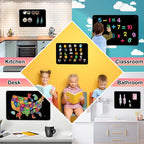 4 Pack Black Magnetic Board, 17.5" x 11.4" Magnet Bulletin Board to Display - Image 6