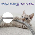 Split Wire Loom Tubing, 25ft Cord Protectors from Pets No Chew, Flexible Wire - Image 7