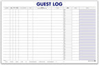 Guest Log Book for Automotive Dealerships – Customer Sign-in Tracking Log – 17" by Unknown