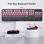 MOFII Wireless Keyboard and Mouse Combo, Full Size 2.4G Plug and Play - Image 7