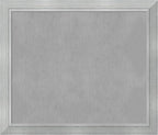 Amanti Art Silver Framed Magnetic Board 47x55 Oversize Vision Board by AmantiArt