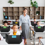 24 Pack Black Desk Dividers for Students, Privacy Shields Folder for Students - Image 6