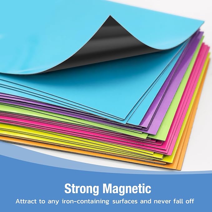 HOMiDEK Reusable Magnetic Sticky Notes, Dry Erase Magnets Magnetic Labels - Image 2