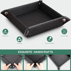 KINGFOM 5 PCS/SET Pu Leather Desk Organizer File Holder Accessories, Magazine - Image 7