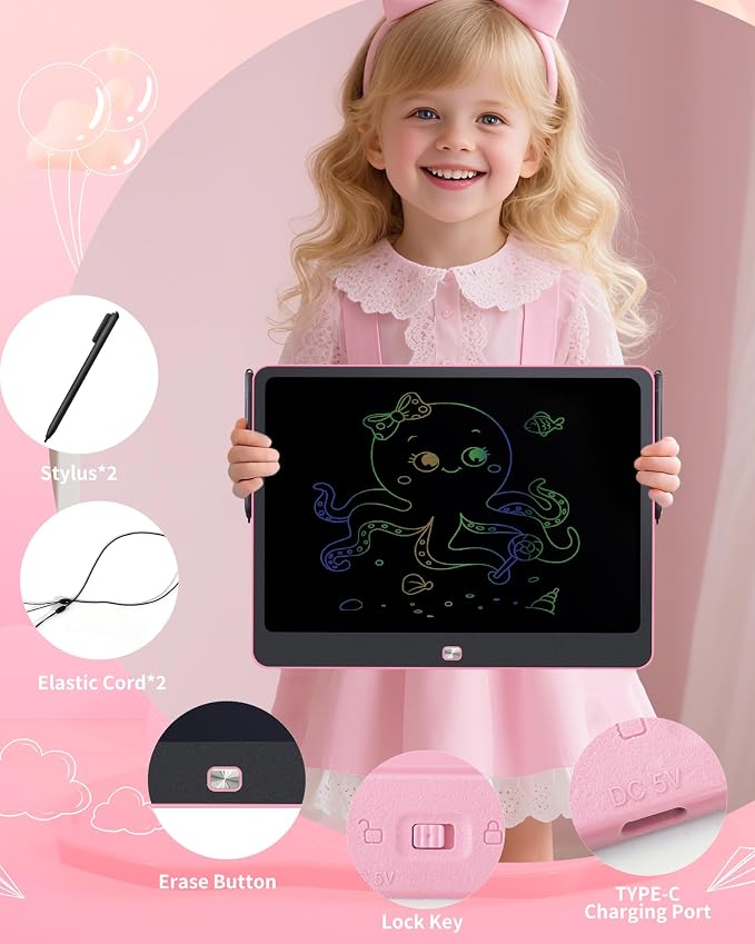 Rechargeable LCD Writing Tablet - Image 5
