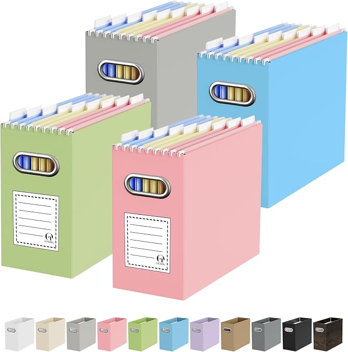 Oterri Cardboard File Organizer Box by Oterri