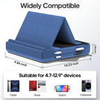 KDD Tablet Pillow Stand, Bed and Desk, Foldable Soft Pad Dock - Image 8