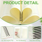 Yahenda 18 Pcs Spiral Notebook Bulk A5 Journal Lined 8.3'' x 5.5'' Writing - Image 2