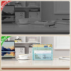 Marbrasse Mail Organizer for Desk, 3-Slot Mesh Metal Mail Holder countertop - Image 5