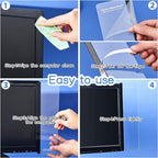Zonon 4 Pieces Computer Monitor Notes Screen Monitor Memo Board Sticky Note - Image 3