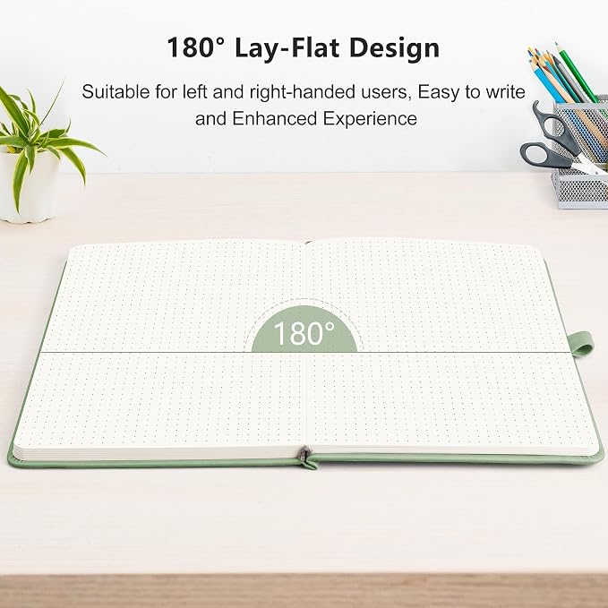RETTACY Bullet Dotted Journal Notebook, 320 Numbered Pages, A5 Medium Size - Image 6