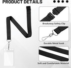 12-Pack Black Breakaway Lanyards - Image 4