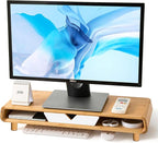 Homerays Monitor Stand with Drawer, Exquisite Computer Monitor Stand by Homerays