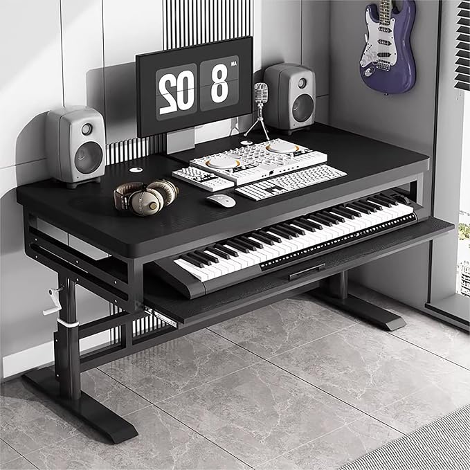 GRIPITHPY Modern Music Studio Desk Workstation by Unknown