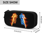 Large Storage Black Pencil Case Sports Pencil Box - Image 3