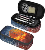 SNAPMADE Basketball Pencil Case Cool Sports-themed Pencil Box Portable Pen Bag by SNAPMADE