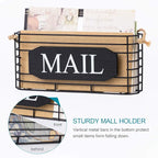 SRIWATANA Mail Key Holder for Wall, Mail Organizer Wall Mount, Small Size - Image 5