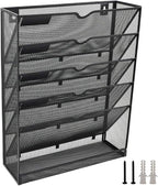 EASEPRES Desk File Organizer Mesh 6-Tier, Hanging Wall Mount Document - Image 7