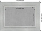 Amanti Art Silver Framed Magnetic Board 23x31 Medium Vision Board - Image 3