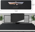 CENNBIE Leather Desk Mat Protector, 51.2" x 16" Extra Large Leather Office Desk - Image 2