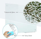 Magnetic Glass Writeboard 48"X36" Premium Tempered Dry Erase Boards Wall - Image 4