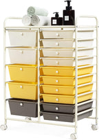 DORTALA 15-Drawer Rolling Storage Cart by DORTALA