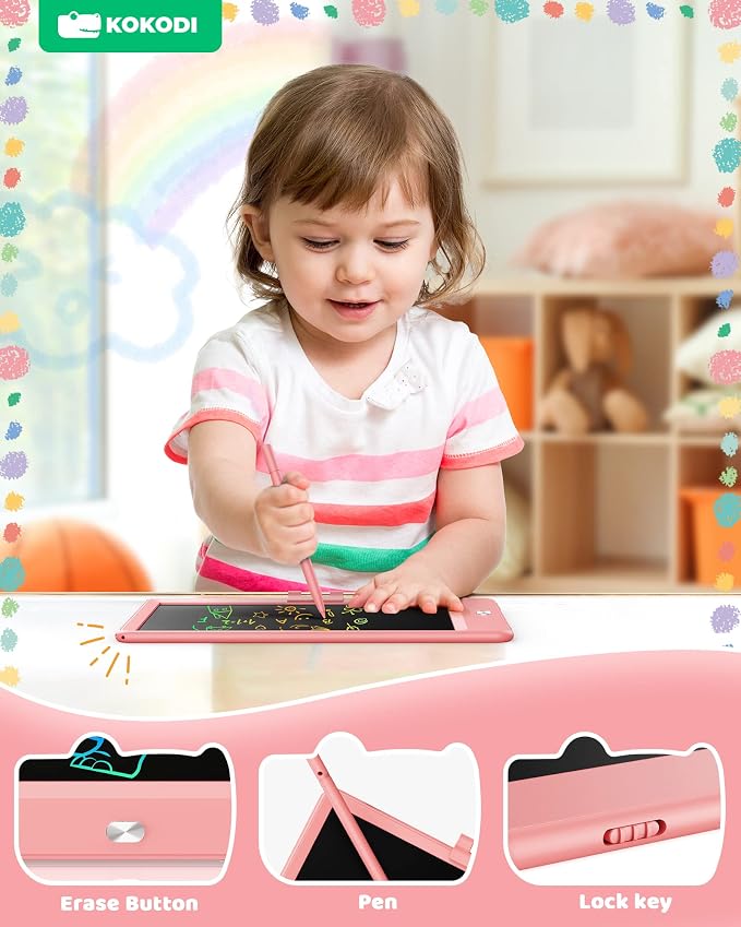 KOKODI LCD Writing Tablet, 8.5 Inch Toddler Doodle Board Drawing Tablet - Image 5